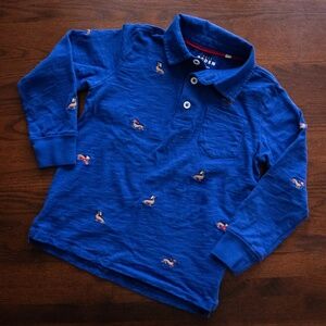 Mini Boden Boys Holiday Polo Shirt